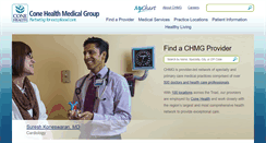 Desktop Screenshot of conehealthmedicalgroup.com